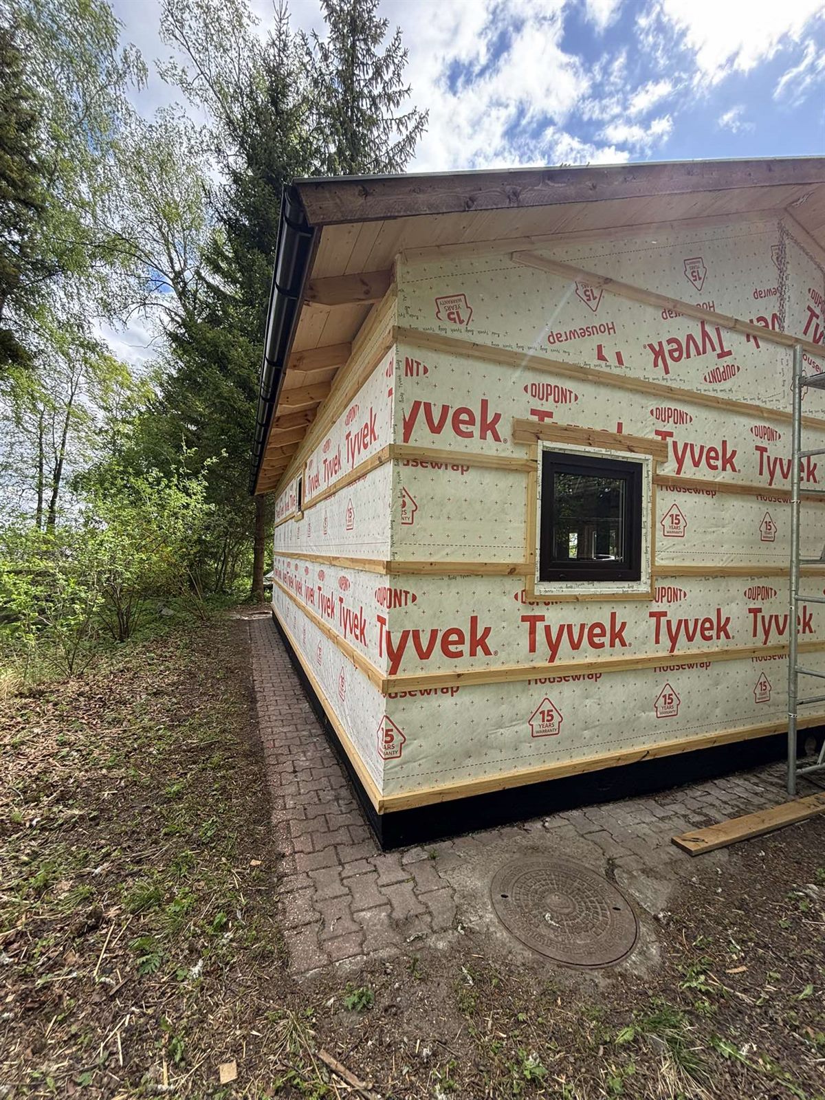 Realizacja Ad Astra Constructions — dom szkieletowy w budowie