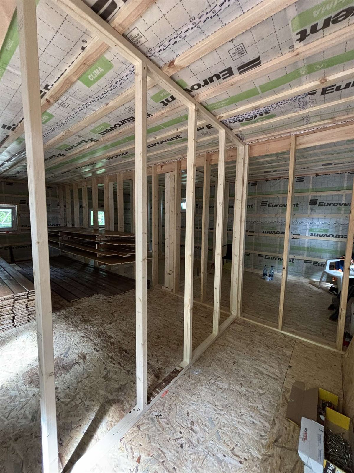 Realizacja Ad Astra Constructions — szkielet ścian wewnętrznych