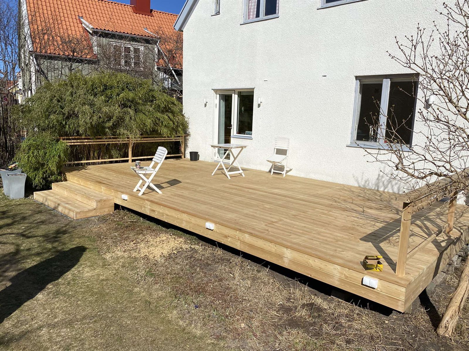 Realizacja Ad Astra Constructions — taras ze schodami